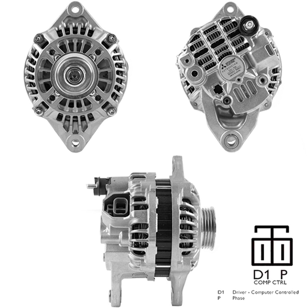 ALT. ALTERNATOR (URETIMDEN KALDIRILMISTIR) 12V 70 AMP KIA 1.8 / MAZDA 323 1.3 - 1.4 - 1.5 - 1.8 16V