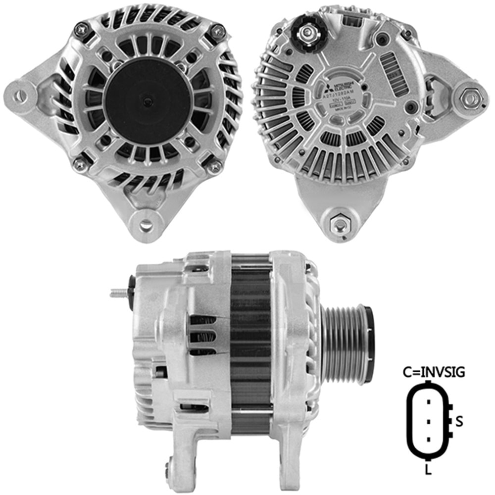 ALT. ALTERNATOR (URETIMDEN KALDIRILMISTIR) 12V 150 AMP NISSAN QASHQAI 1.6