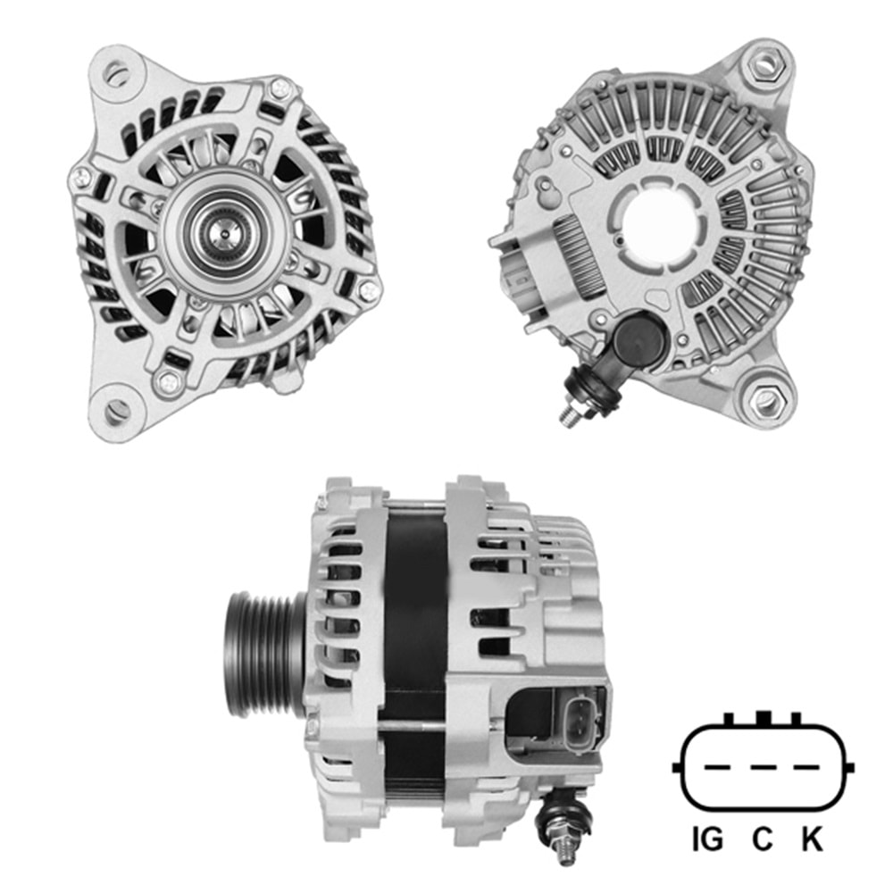 ALTERNATOR (URETIMDEN KALDIRILMISTIR) 12V 150 AMP MAZDA 6 2.2 D - 2.2 D AWD