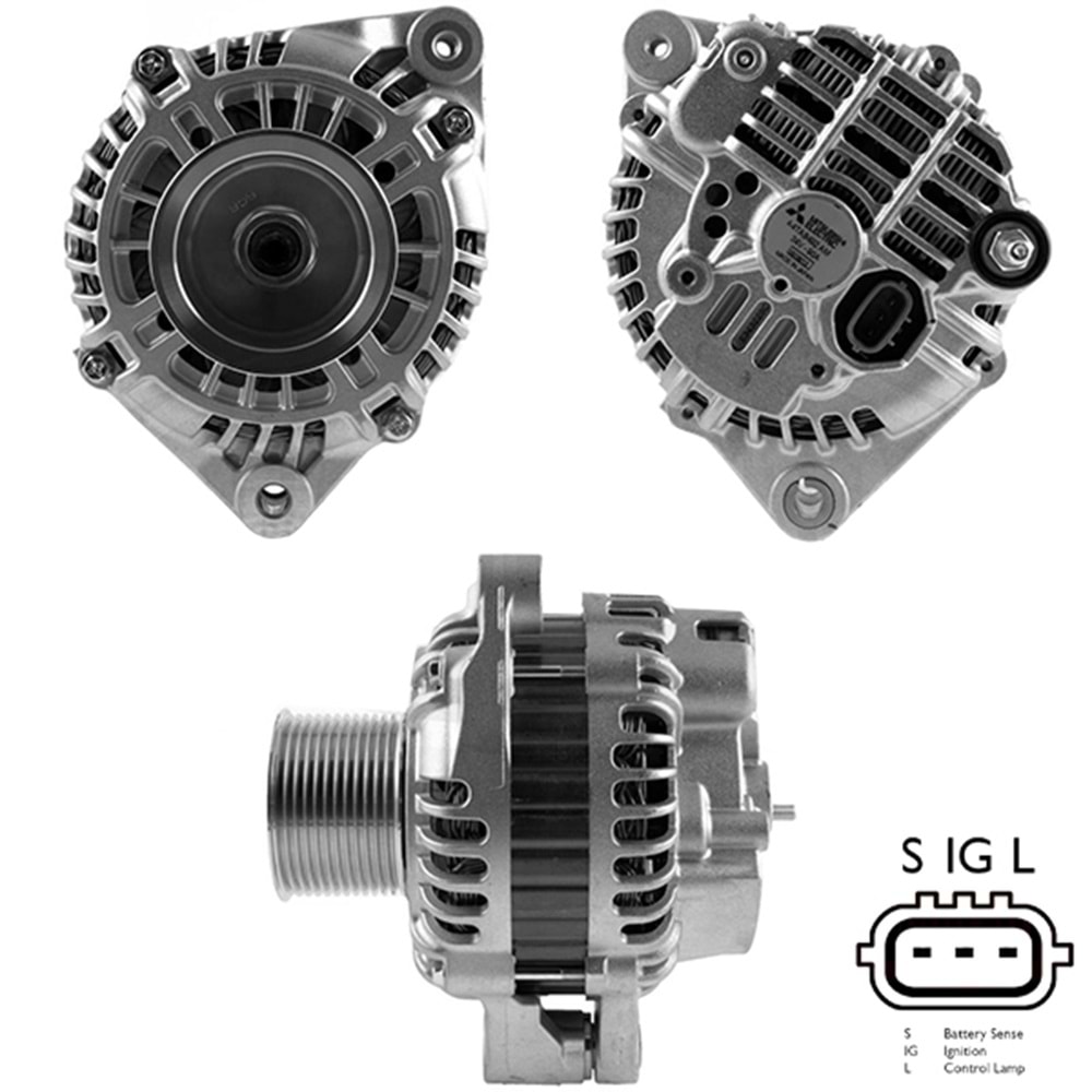 ALT. ALTERNATOR 24V 90 AMP IVECO 190 - 260 - 340 - 380 - 400 - 410 - 440 - 450 - 490 - 570 - 600 - 720 - 740 - 800 -
