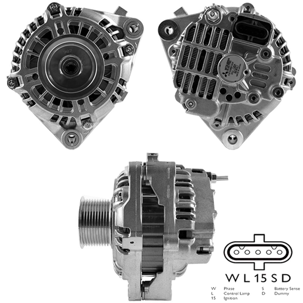 ALT. ALTERNATOR 24V 100-120 AMP DEUTZ / KHD MOTOR / VOLVO PENTA