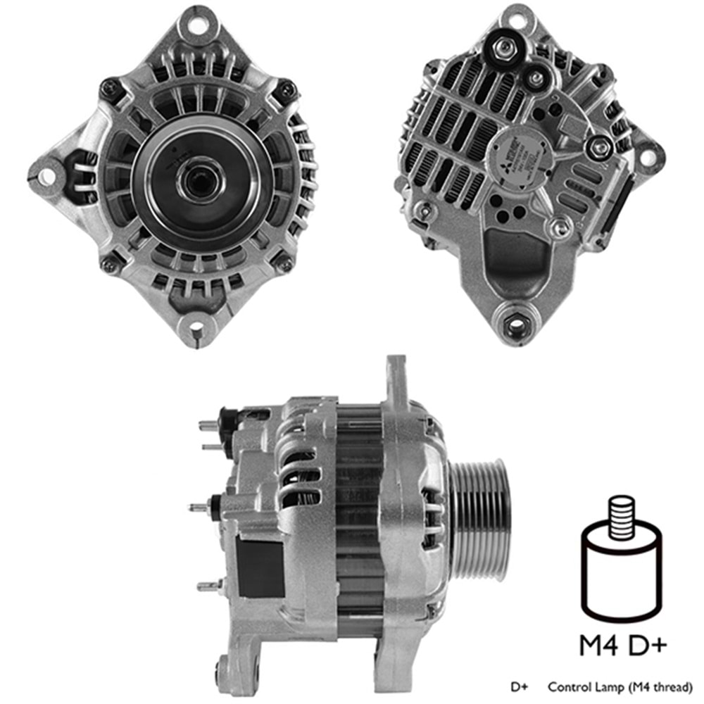 ALT. ALTERNATOR 24V 100 AMP (KASNAK 8 KANAL) SCANIA 114 - 124 - 144 - 164 - 230 - 260 - 300 - 360 - 400 - 480 - 94 -