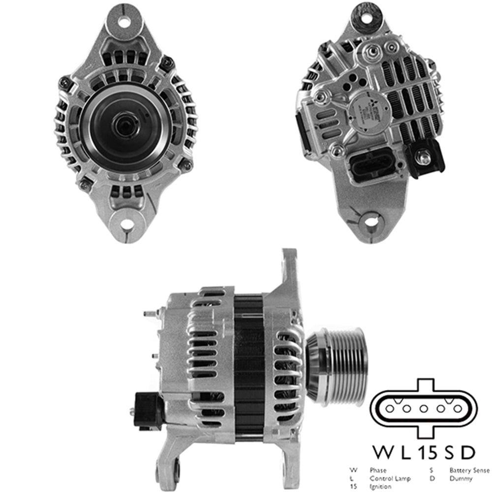 ALT. ALTERNATOR 24V 110 AMP RENAULT V.I. / VOLVO KAMYON