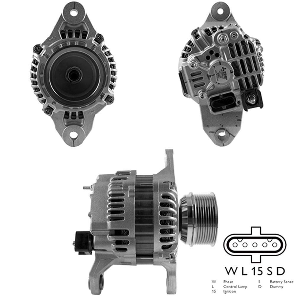 ALT. ALTERNATOR 24V 110 AMP RENAULT V.I. / VOLVO KAMYON