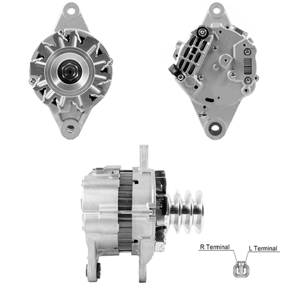 ALT. ALTERNATOR 24V 50 AMP HITACHI EX200-6 PALETLI EXCAVATOR IS MAKINASI - ZAXIS 800,800H / SUMITOMO / ISUZU MOTOR