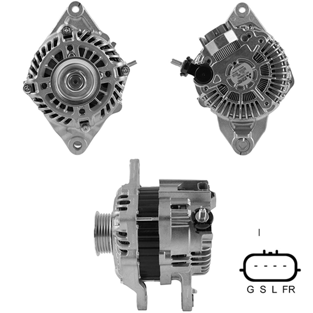 ALT. ALTERNATOR 12V 95 AMP CITROEN C4 1.6 / MITSUBISHI ASX - LANCER 1.6 / PEUGEOT 4008 1.6