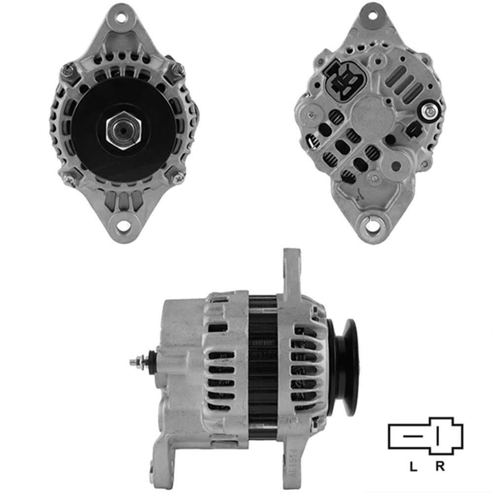 ALT. ALTERNATOR (URETIMDEN KALDIRILMISTIR) 12V 55 AMP JOHN DEERE / KUBOTA