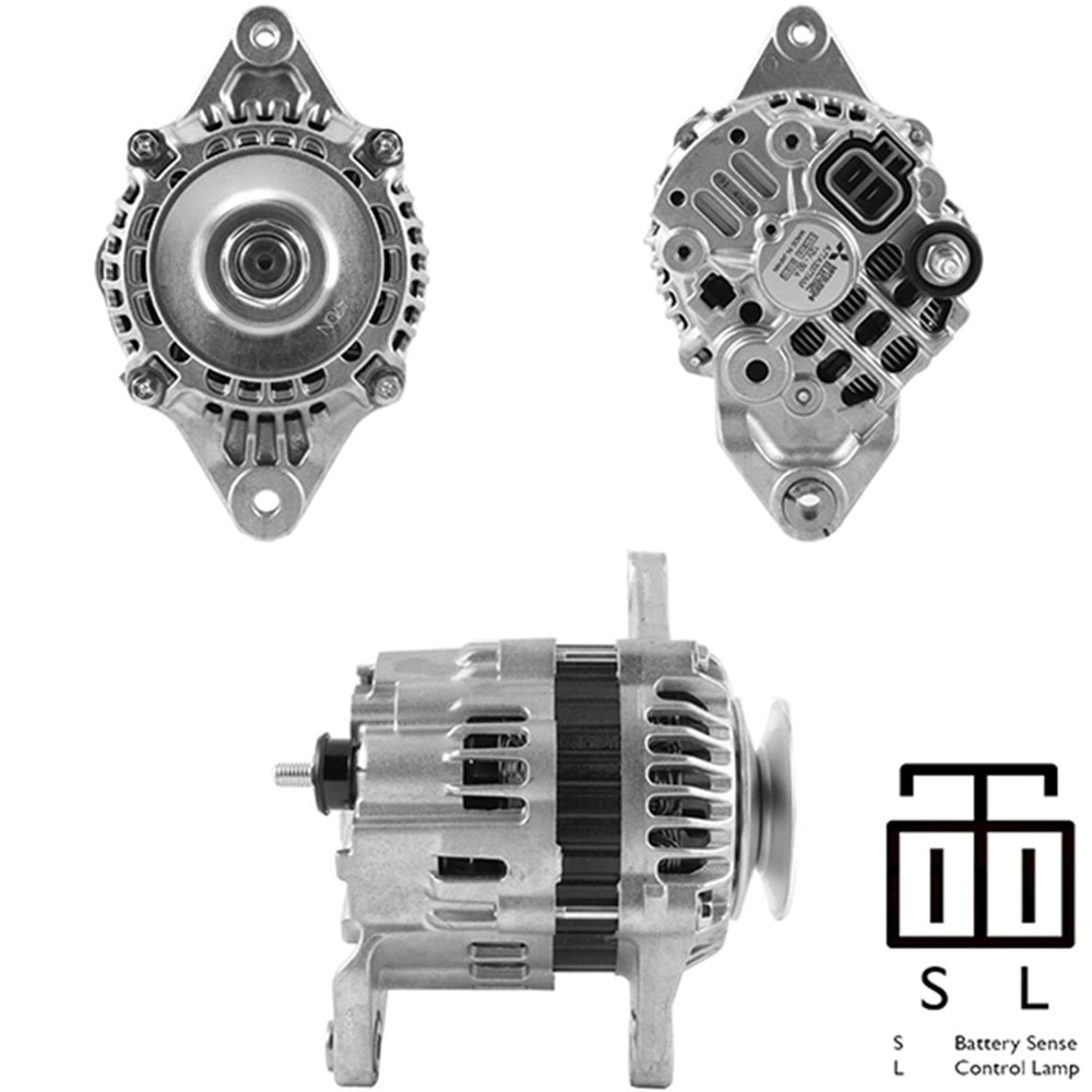 ALT. ALTERNATOR 12V 50 AMP CATERPILLAR / KOMATSU / MITSUBISHI / NISSAN FORKLIFT / RENAULT SCENIC 1.4 / TCM FORKLIFT