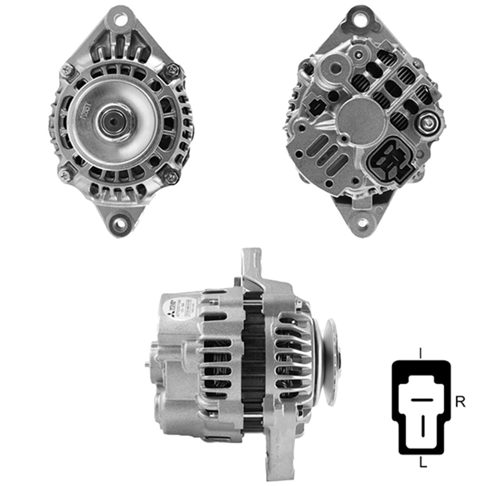 ALT. ALTERNATOR 12V 50 AMP CATERPILLAR 305CR / HYUNDAI R28-7 / JCB / VETUS ENGINE / VOLVO EC30