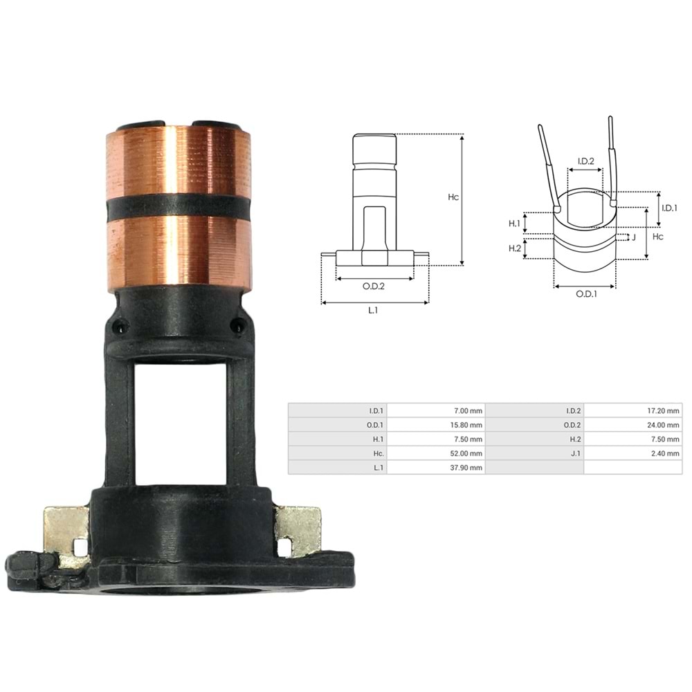 ALT. ROTOR BAKIRI MERCEDES BENZ / SSANGYONG (GEBE-2039)