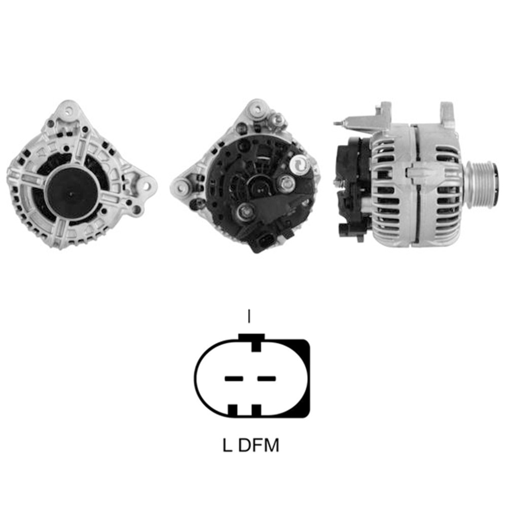 ALT. ALTERNATOR 12V 120 AMP AUDI / FORD / SEAT / SKODA / TOYOTA / VOLKSWAGEN (0124515022)