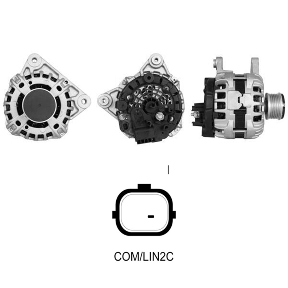 ALTERNATOR 12V 125 AMP RENAULT (F000BL07G6)