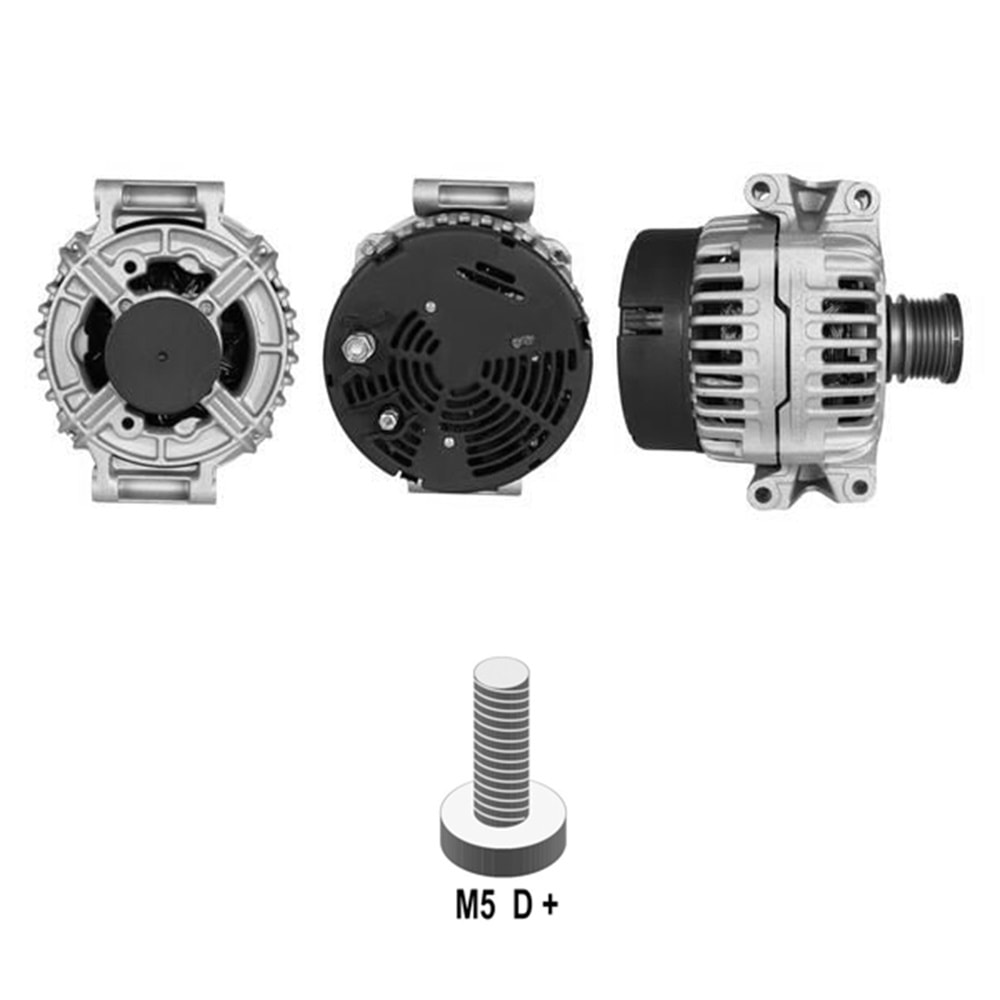 ALT. ALTERNATOR 12V 115 AMP MERCEDES-BENZ 208 - 211 - 308 - 311 - 313 - 316 - C200 - C220 - E200 - E220 - SPRINTER -