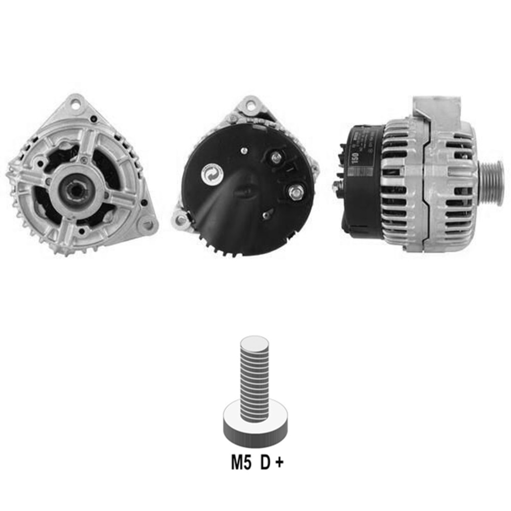ALT. ALTERNATOR 12V 150 AMP MERCEDES-BENZ (0123520017)