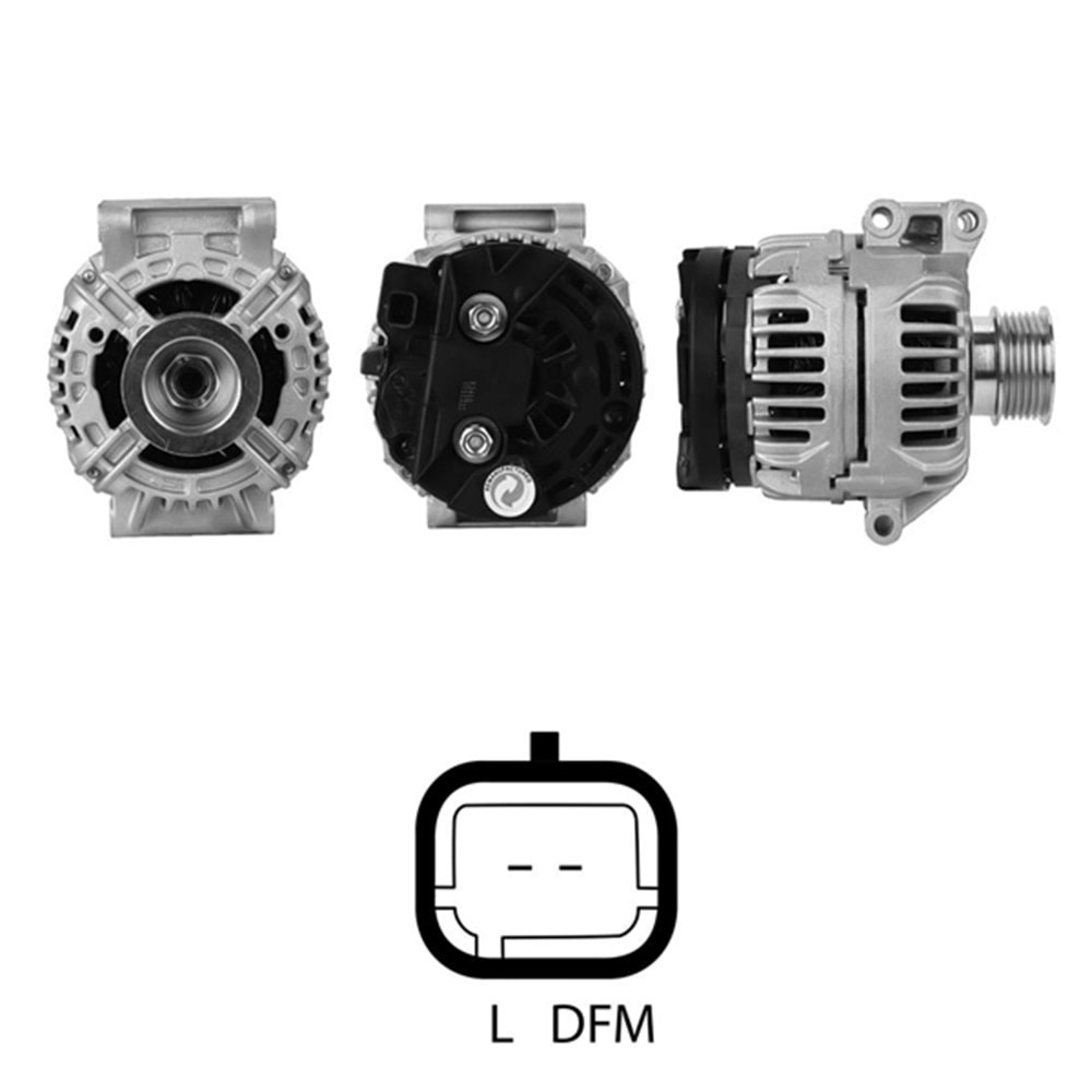 ALT. ALTERNATOR 12V 87 AMP RENAULT KANGOO - SCENIC - MEGANE - THALIA 1.4 - 1.6 (0124325024)
