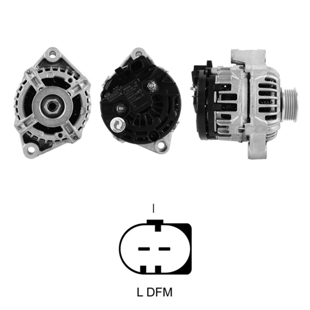 ALT. ALTERNATOR 12V 85 AMP SMART - SMART CITY - SMART FORTWO 0.8 CDI (0124225020)