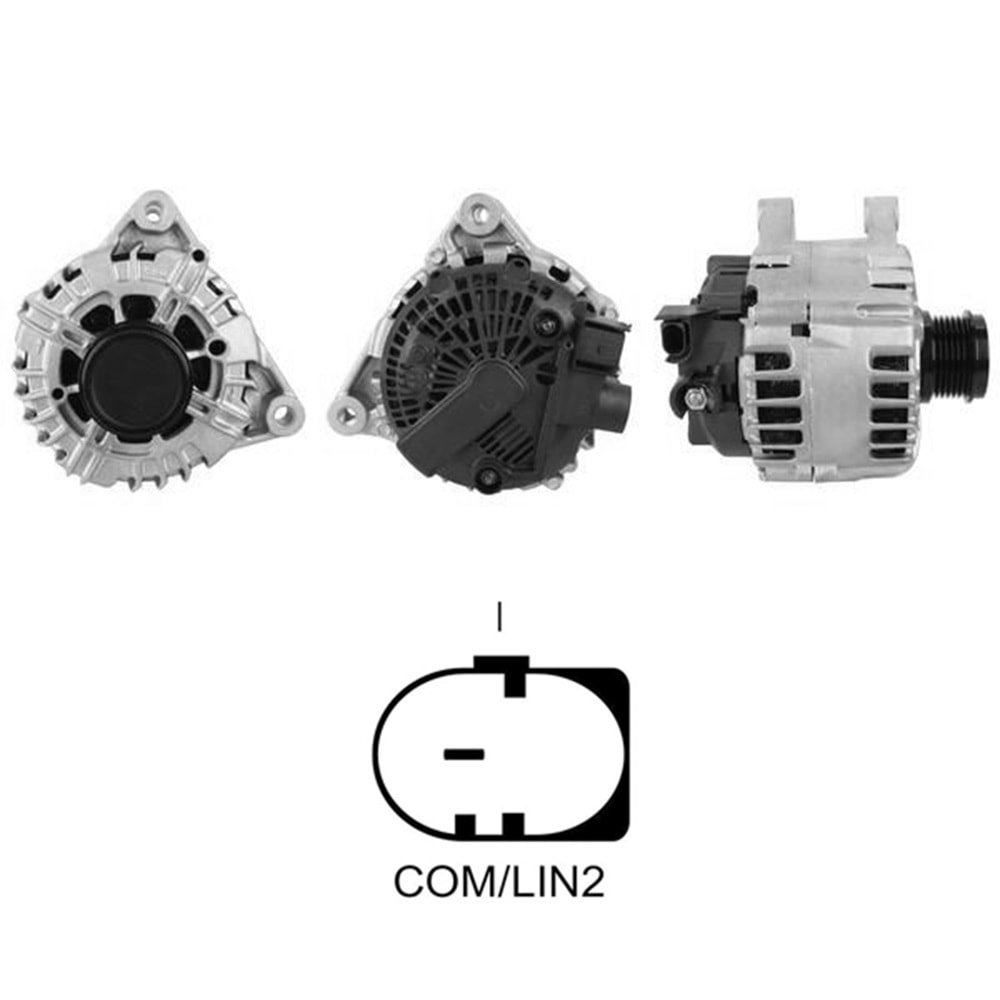 ALT. ALTERNATOR 12V 150 AMP FORD / MAZDA / VOLVO (TG15C183)