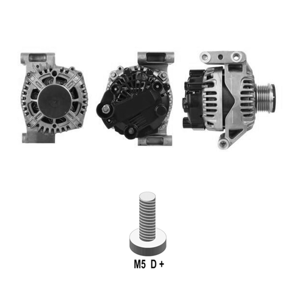ALT. ALTERNATOR 12V 120 AMP FIAT 1.3 MULTIJET / LANCIA 1.3 CDTI / OPEL 1.3 CDTI / SUZUKI 1.3 CDTI / VAUXHALL 1.3 CDT