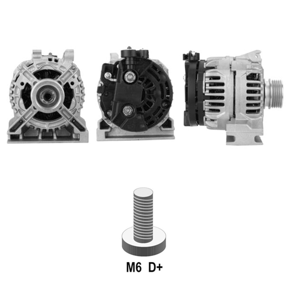 ALT. ALTERNATOR 12V 90 AMP MERCEDES-BENZ A140 - A160 1.4 - 1.6 - VANEO 1.6 (SG9B037)