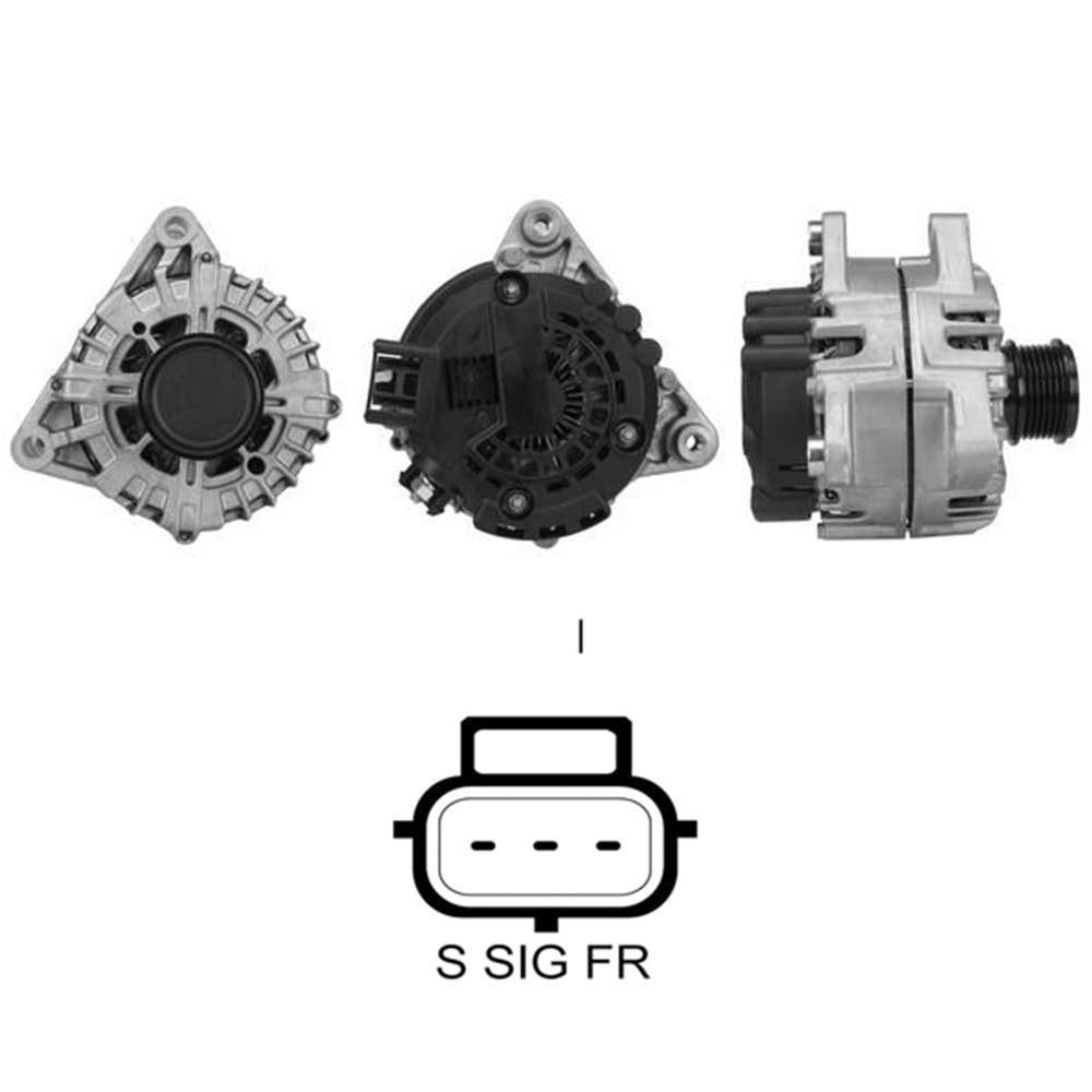 ALT. ALTERNATOR 12V 225 AMP FORD MONDEO - S-MAX - GALAXY (NFG23S072)