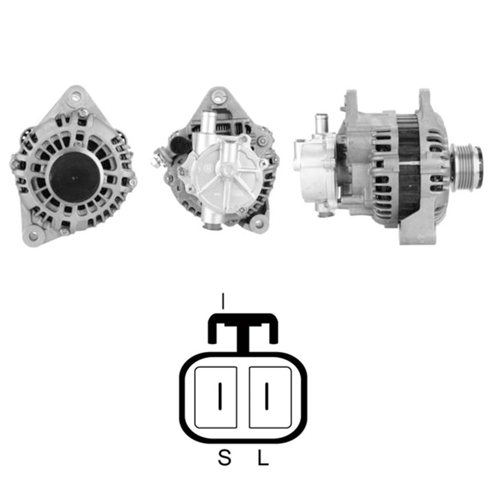 ALT. ALTERNATOR 12V 110 AMP HYUNDAI TERACAN 2.9 CRDI / KIA CARNAVAL 2.9 CRDI-HPDI (37300-4X500)