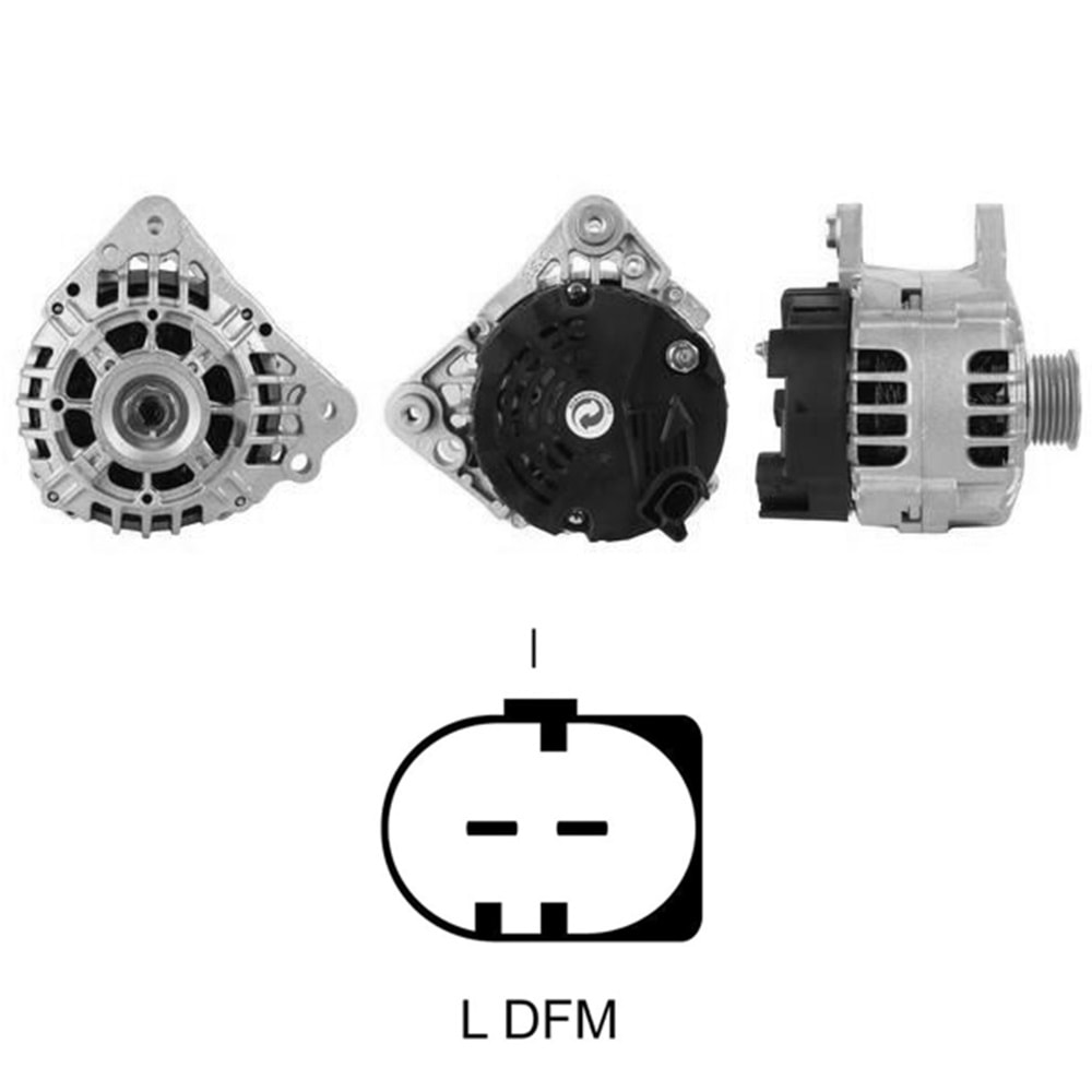 ALT. ALTERNATOR 12V 90 AMP SEAT 1.2 / SKODA 1.2 / VOLKSWAGEN 1.2 (SG9B057)