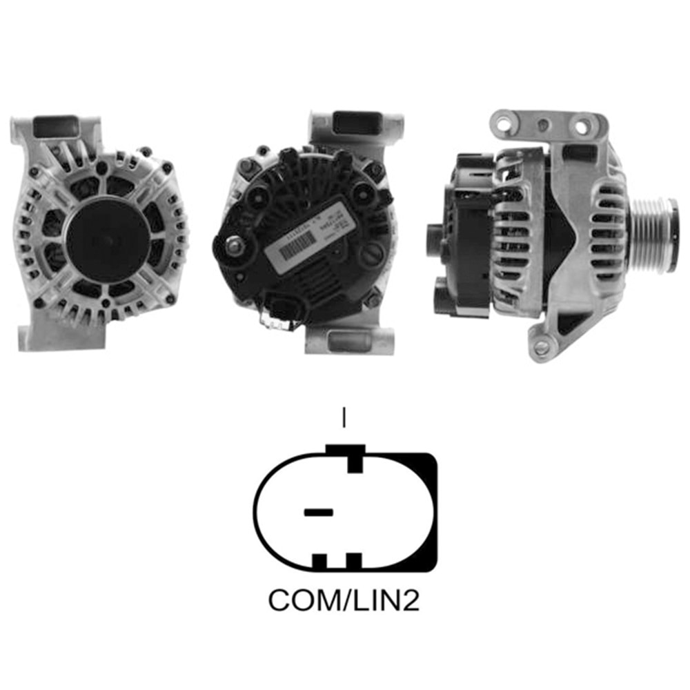 ALT. ALTERNATOR 12V 120 AMP ALFA ROMEO MITO 1.3 JTDM / FIAT GRANDE PUNTO 1.3 JTD MULTIJET (TG12S111)