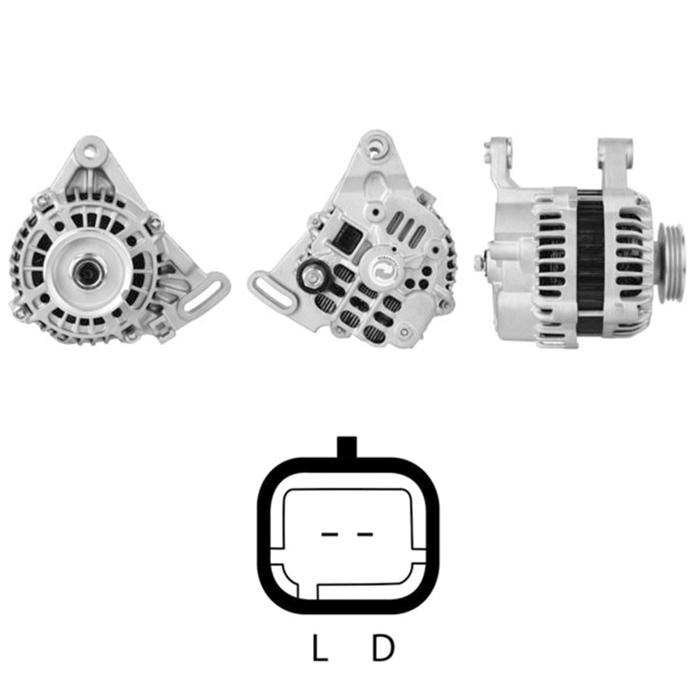 ALT. ALTERNATOR 12V 75 AMP NISSAN KUBISTAR / RENAULT CLIO - KANGOO - SANDERO - THALIA - TWINGO 1.2 (SG7S012)