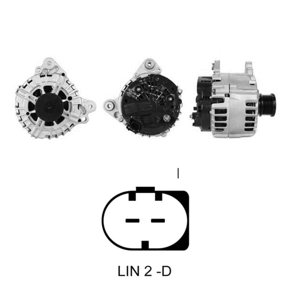 ALT. ALTERNATOR 12V 140 AMP AUDI A1 - A3 1.6 TDI / SEAT 1.6 - 2.0 TDI / SKODA 1.6 - 2.0 TDI / VOLKSWAGEN 1.6 - 2.0 T