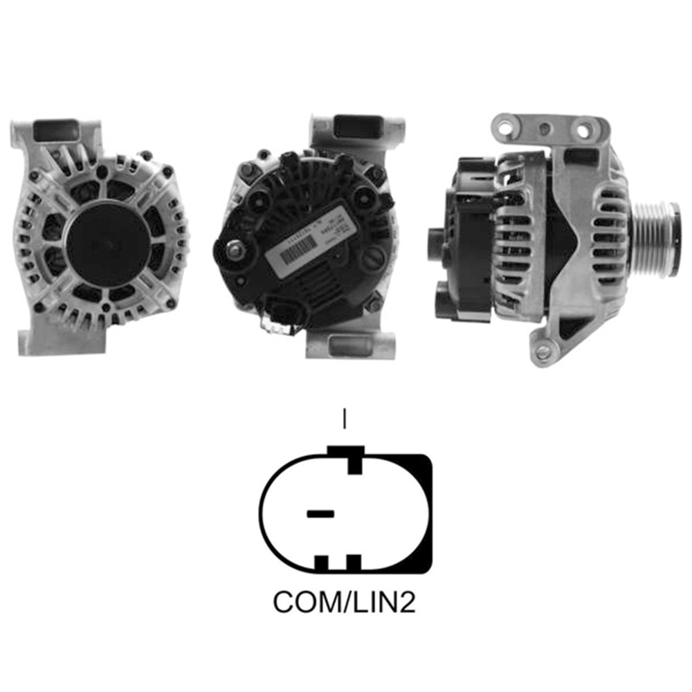 ALT. ALTERNATOR 12V 120 AMP ALFA ROMEO / CITROEN / FIAT / LANCIA / PEUGEOT (101210-1700 - DAN1086)