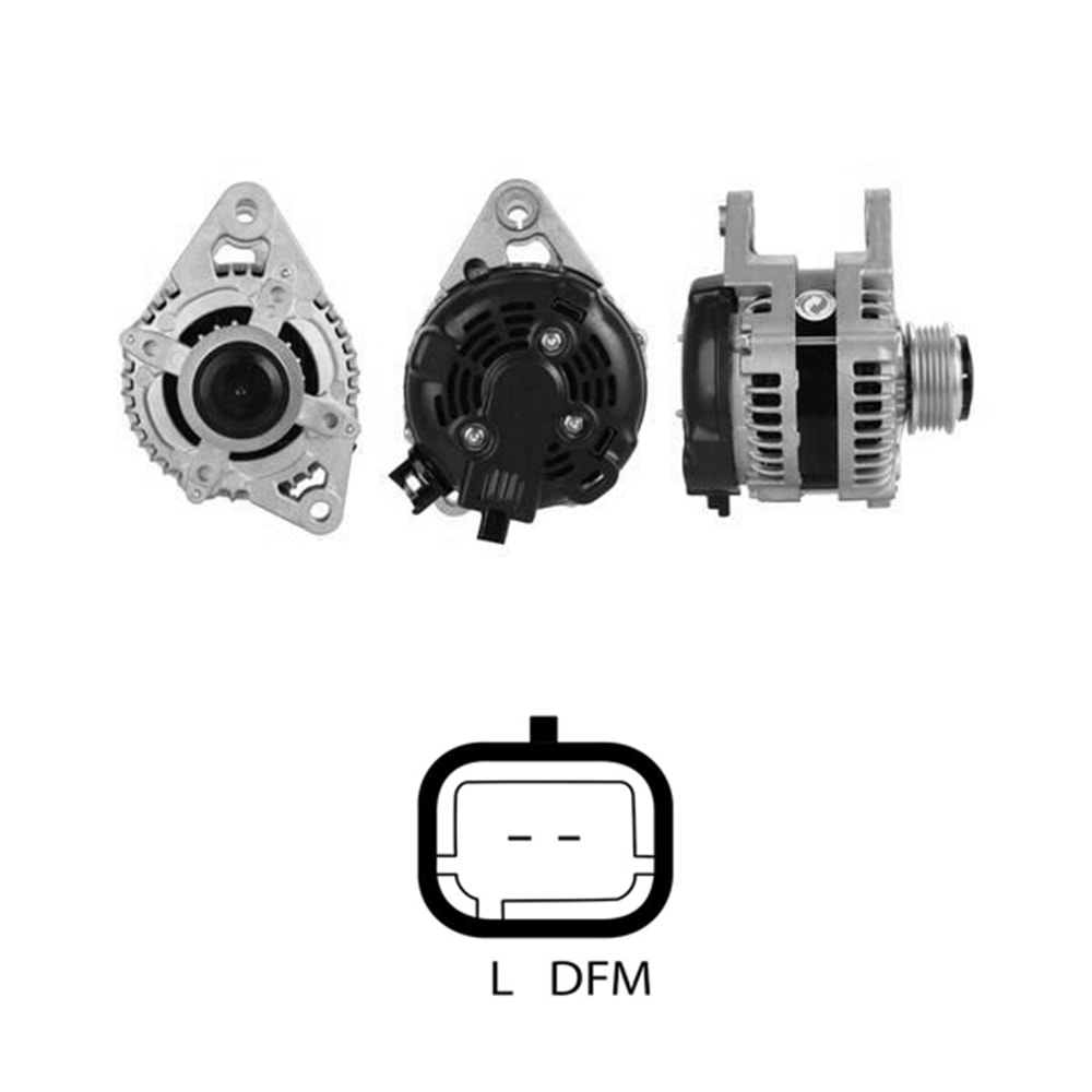 ALT. ALTERNATOR 12V 150 AMP ALFA ROMEO 159 - BRERA - SPIDER 2.4 JTDM / FIAT CROMA 24 JTDM MULTIJET (104210-5021 - DA