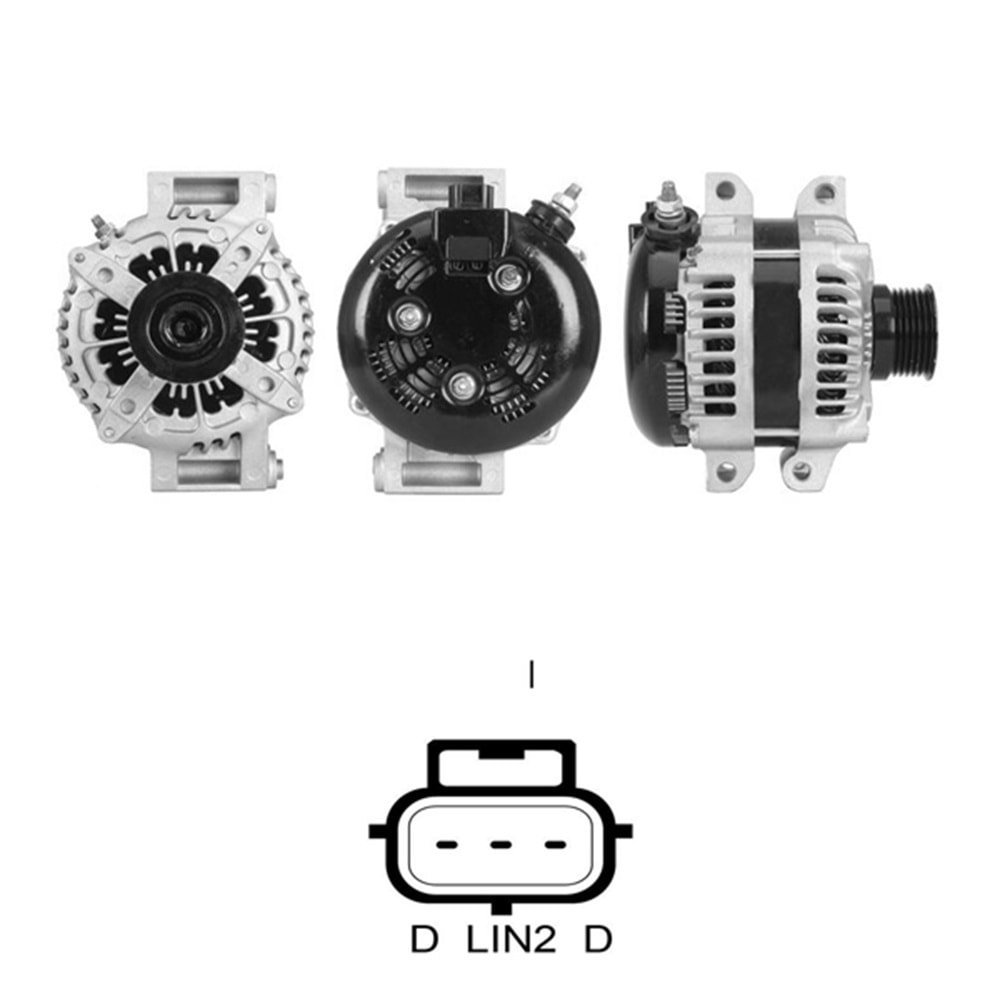 ALT. ALTERNATOR 12V 220 AMP JEEP GRAND CHEROKEE 3.0 CRD / LANCIA THEMA 3.0 CRD (104210-6590)