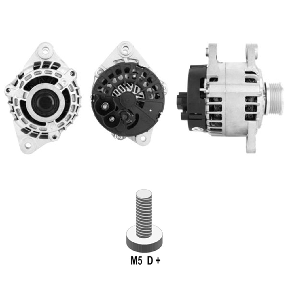 ALT. ALTERNATOR 12V 140 AMP ALFA ROMEO 156 1.9 / FIAT STILO 1.9 JTD / LANCIA THESIS 2.4 JTD (63321862)