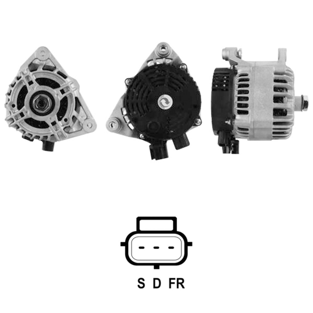 ALT. ALTERNATOR 12V 90 AMP FORD FOCUS 1.8 TDCI-TDDI - 2.0 16V (63321746) (DAN1124)