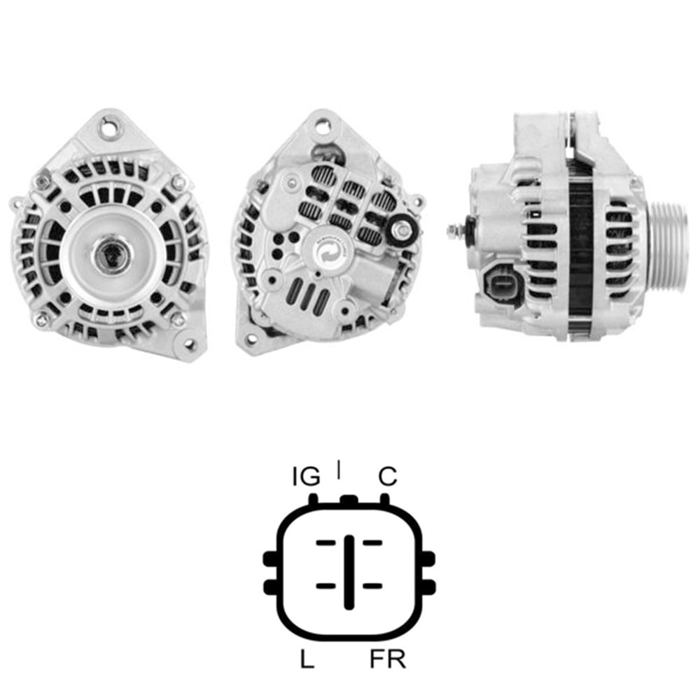 ALT. ALTERNATOR 12V 65 AMP HONDA CIVIC 1.4 - 1.6 - 1.7 - 1.8 - FR-V 1.7 (A5TA7091)