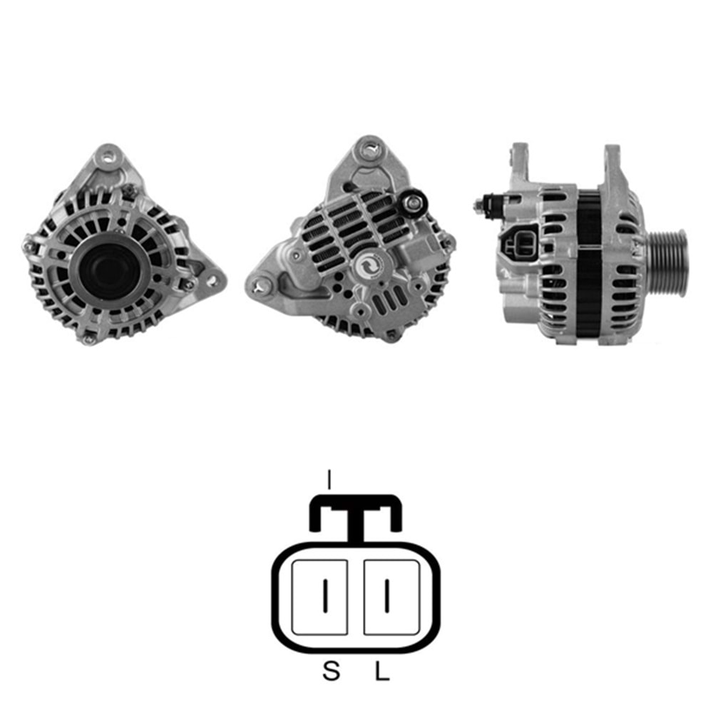 ALTERNATOR 12V 90 AMP MAZDA 6 2.0 DIZEL - MPV 2.0 DIZEL (A3TB4981)