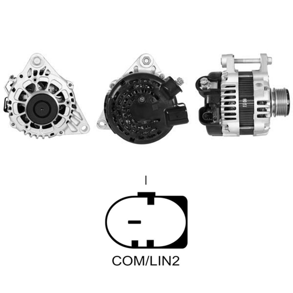 ALT. ALTERNATOR 12V 130 AMP HYUNDAI 1.4 - 1.6 - 1.7 - 2.0 CRDI (37300-2A900)