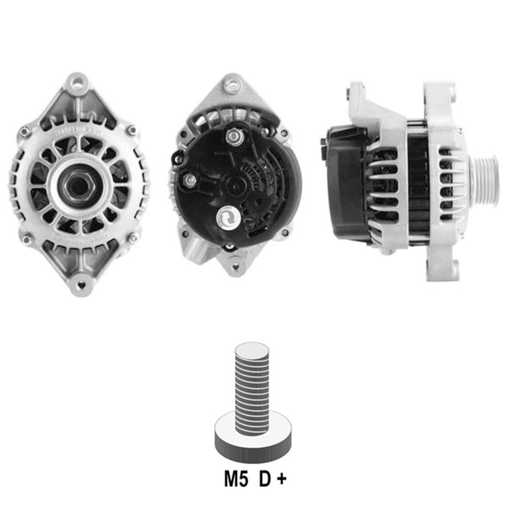 ALT. ALTERNATOR 12V 100 AMP ISUZU AMIGO - RODEO 2.2 / OPEL ASTRA - COMBO - FRONTERA - OMEGA - TIGRA - VECTRA 1.2 - 1