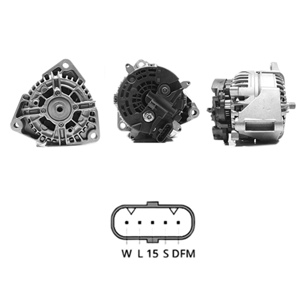 ALT. ALTERNATOR 24V 100 AMP MERCEDES-BENZ ATEGO - UNIMOG (19070014)