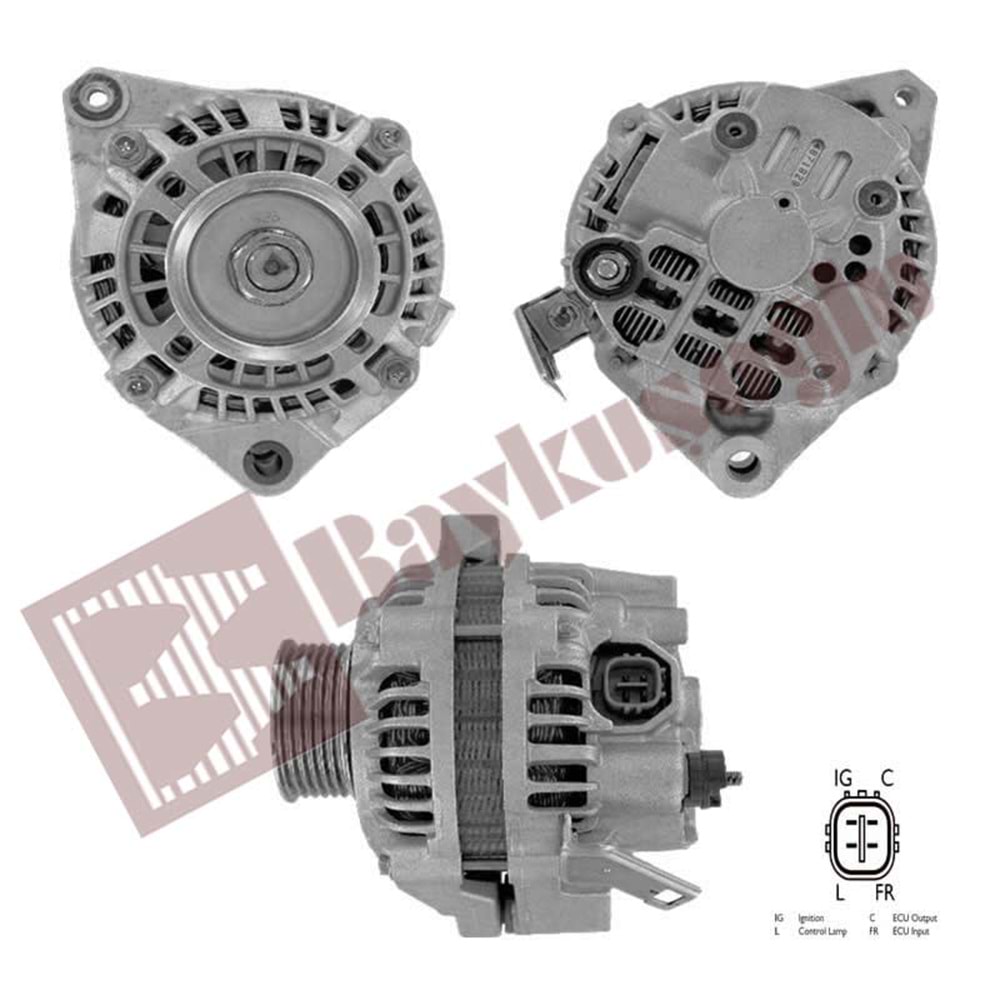 ALT. ALTERNATOR (TOYOTA TSUSHO) 12V 75 AMP HONDA CIVIC 1.4 - 1.6 01-05 MODEL