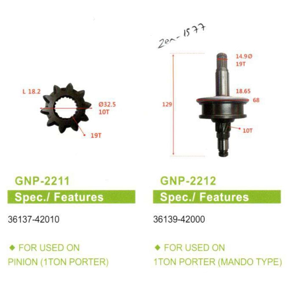 MARS DISLISI (UMD-5449) (GNP-2234) 10 DIS HYUNDAI H100 + DISLI KAFASI
