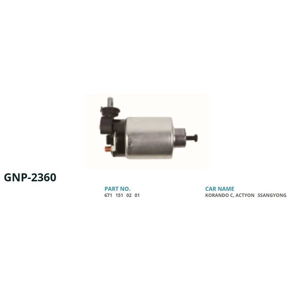 MARS OTOMATIGI 12V SSANGYONG ACTYON - KORANDO - REXTON - RODIUS 2.0