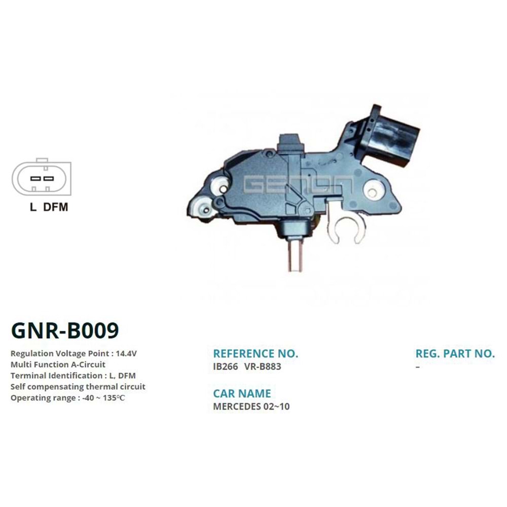 ALTERNATOR KONJEKTOR 12V MERCEDES BENZ 200 AMP (L. DFM)