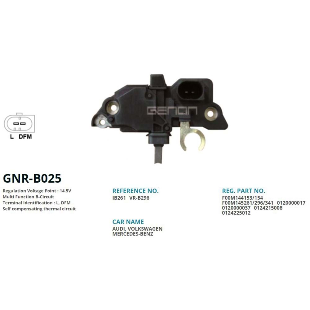 ALT. KONJEKTOR 12V AUDI A3 - A4 - A6 / FORD / SEAT / SKODA / VOLKSWAGEN BORA - TRANSPORTER - GOLF - PASSAT - TOURAN