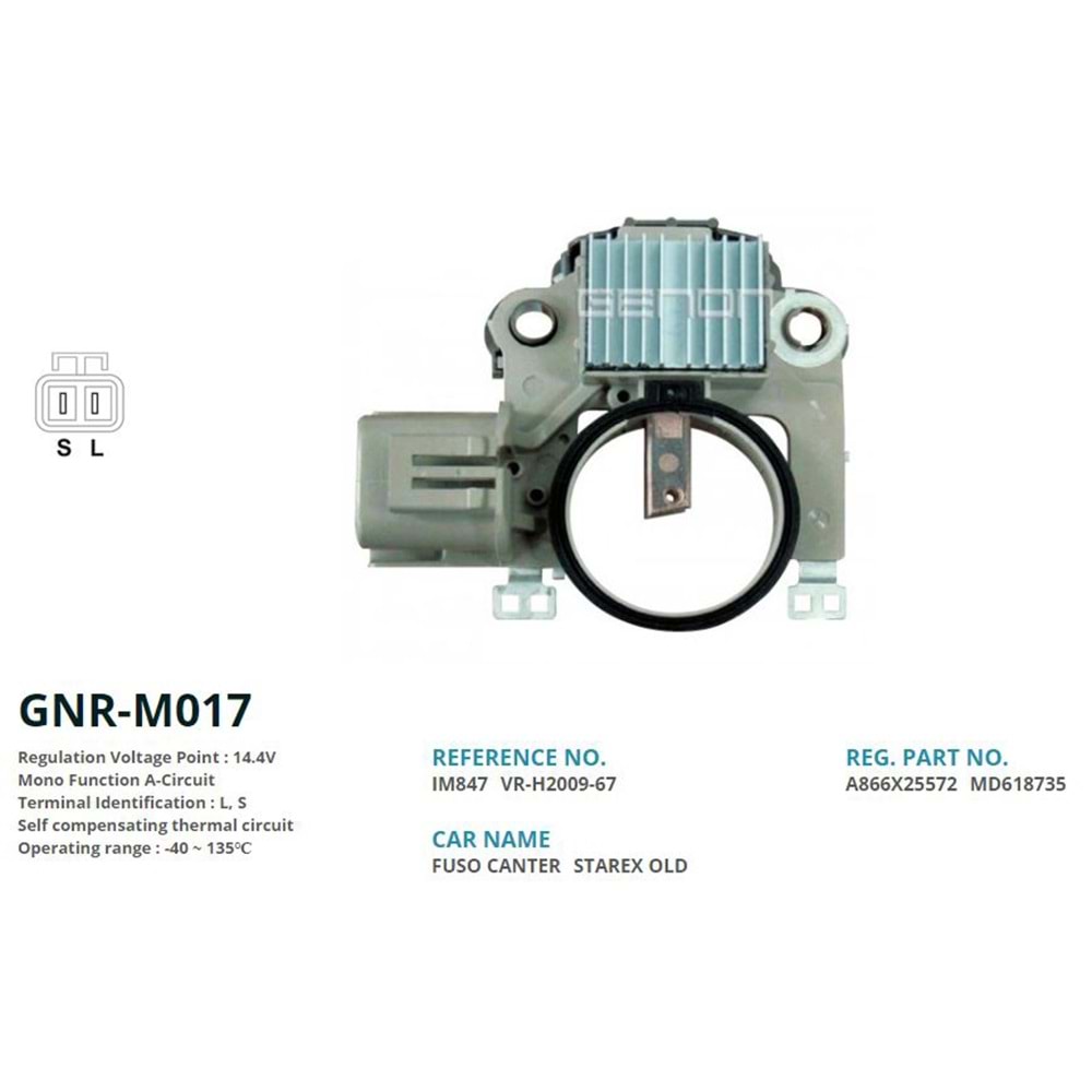 ALT. KONJEKTOR 12V MITSUBISHI L300 YENI MODEL / MAZDA 626 (L, S)