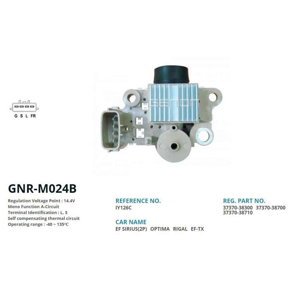 ALT. KONJEKTOR 12V KIA OPTIMA EF-TX (4 FIS - 2 FIS AKTIF) (L, S)