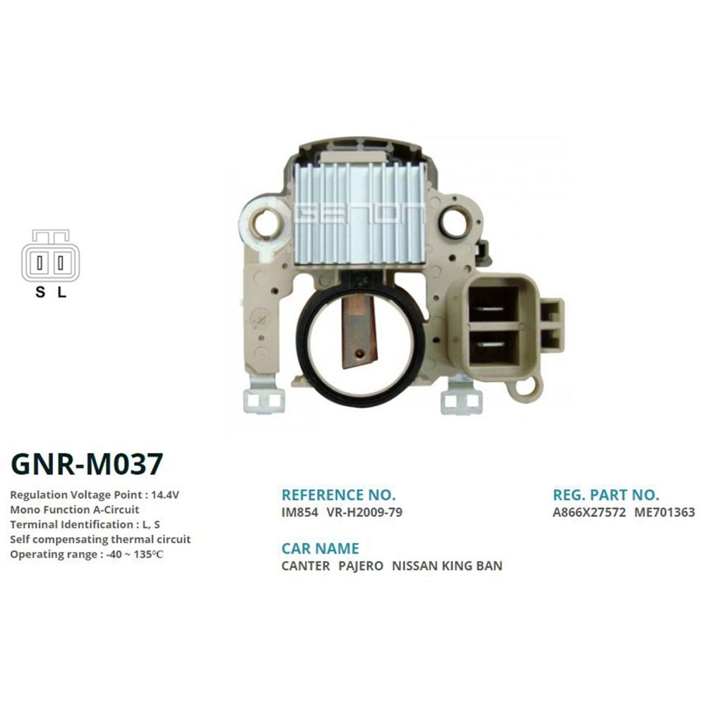 ALT. KONJEKTOR 12V MITSUBISHI FUSO CANTER PICKUP YENI MODEL - PAJERO (L, S)