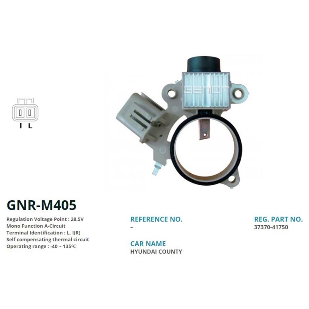 ALTERNATOR KONJEKTOR 24V HYUNDAI KAMYON YENI MODEL (L, I(R))