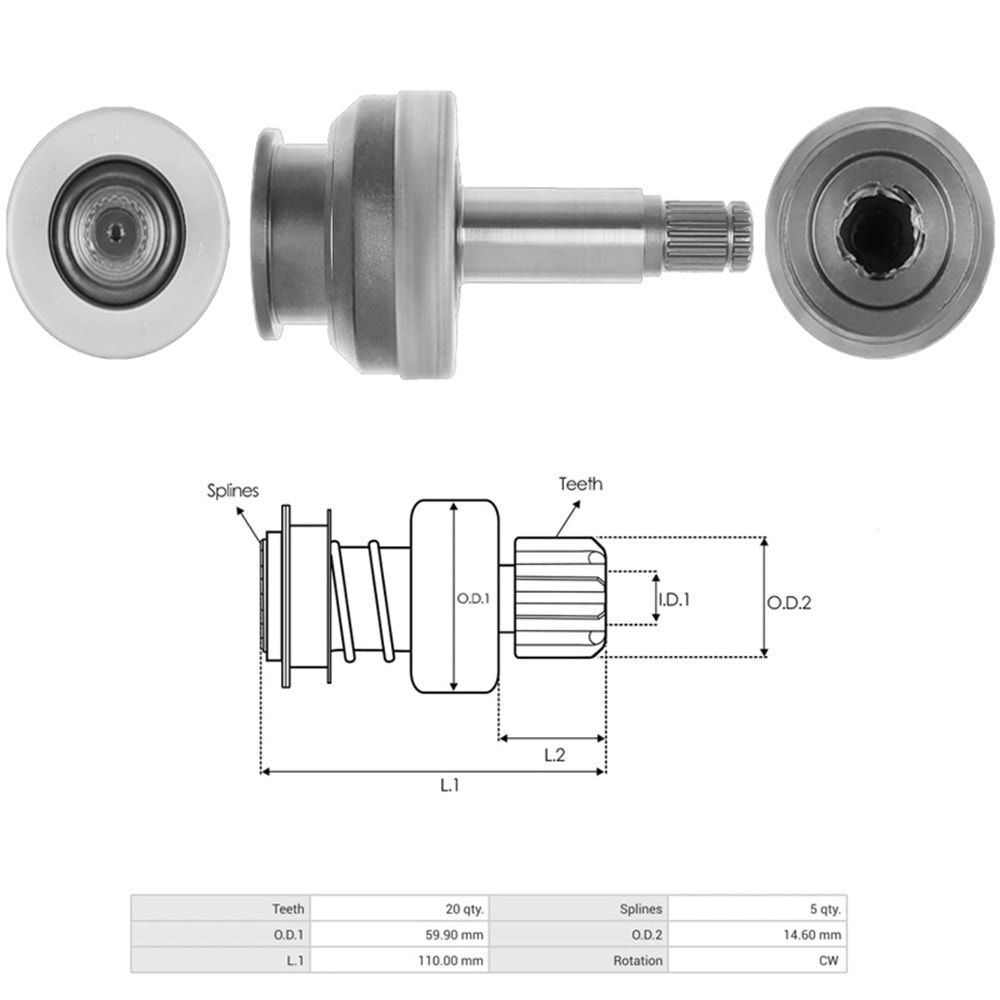 MARS DISLISI (M8T55473-M8T60375-M8T70371-M8T70372-M8T80071) MITSUBISHI CANTER 659 Y.M. (DISLI KAFASI YOK)
