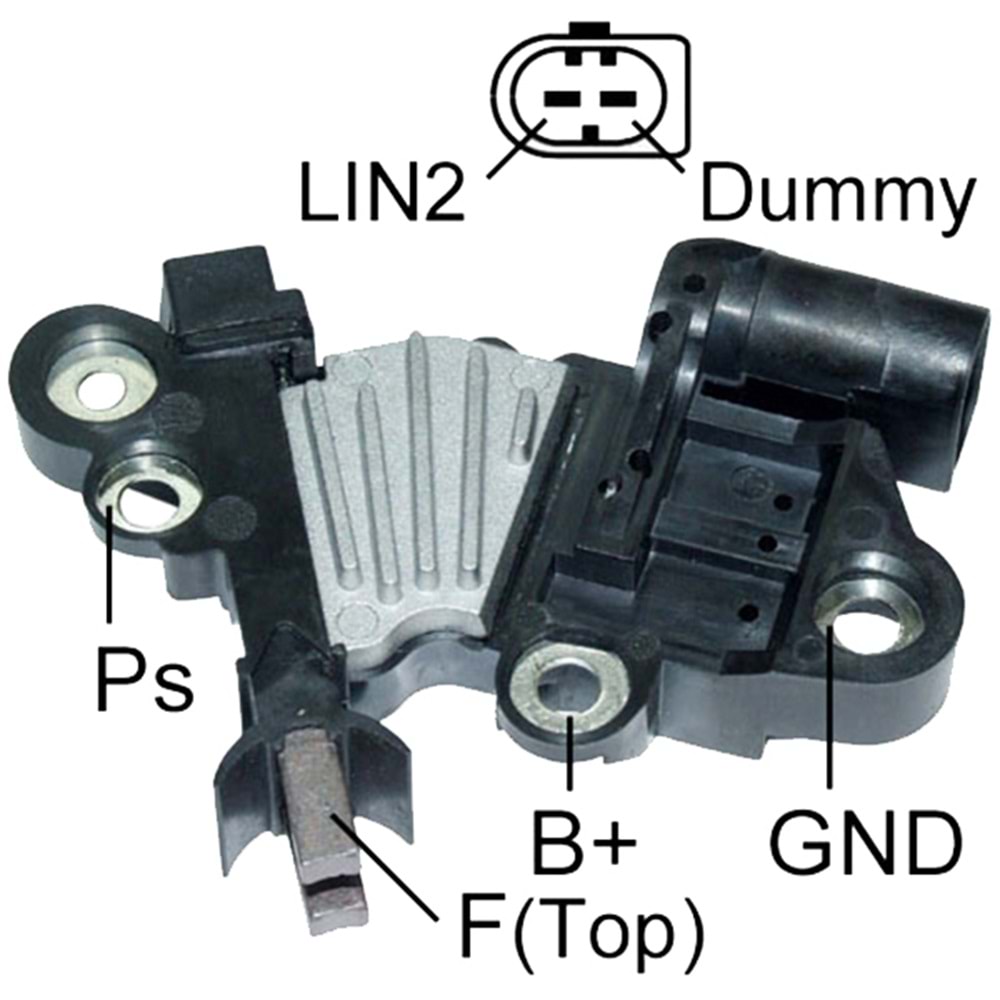 ALT. KONJEKTOR 12V LIN-DUMMY(X) TERMINAL MERCEDES BENZ SERVICING: BOSCH 0120000028 / 0121715006 - 007 - 011 - 014 -